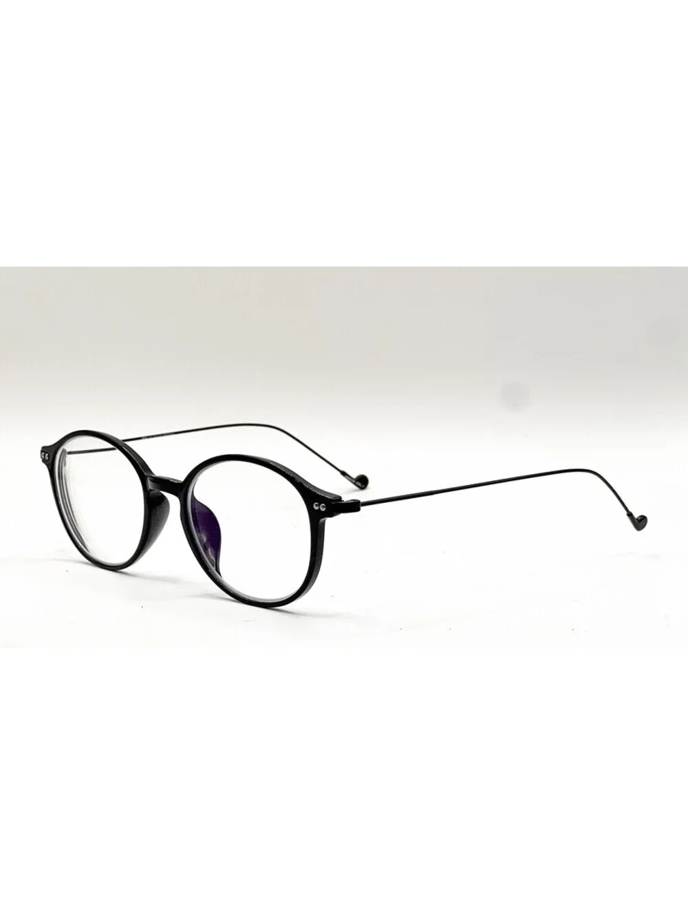 Ottoto Tulip 35-000493 Shiny Black Round Authentic Eyeglass Frames 52-17-149